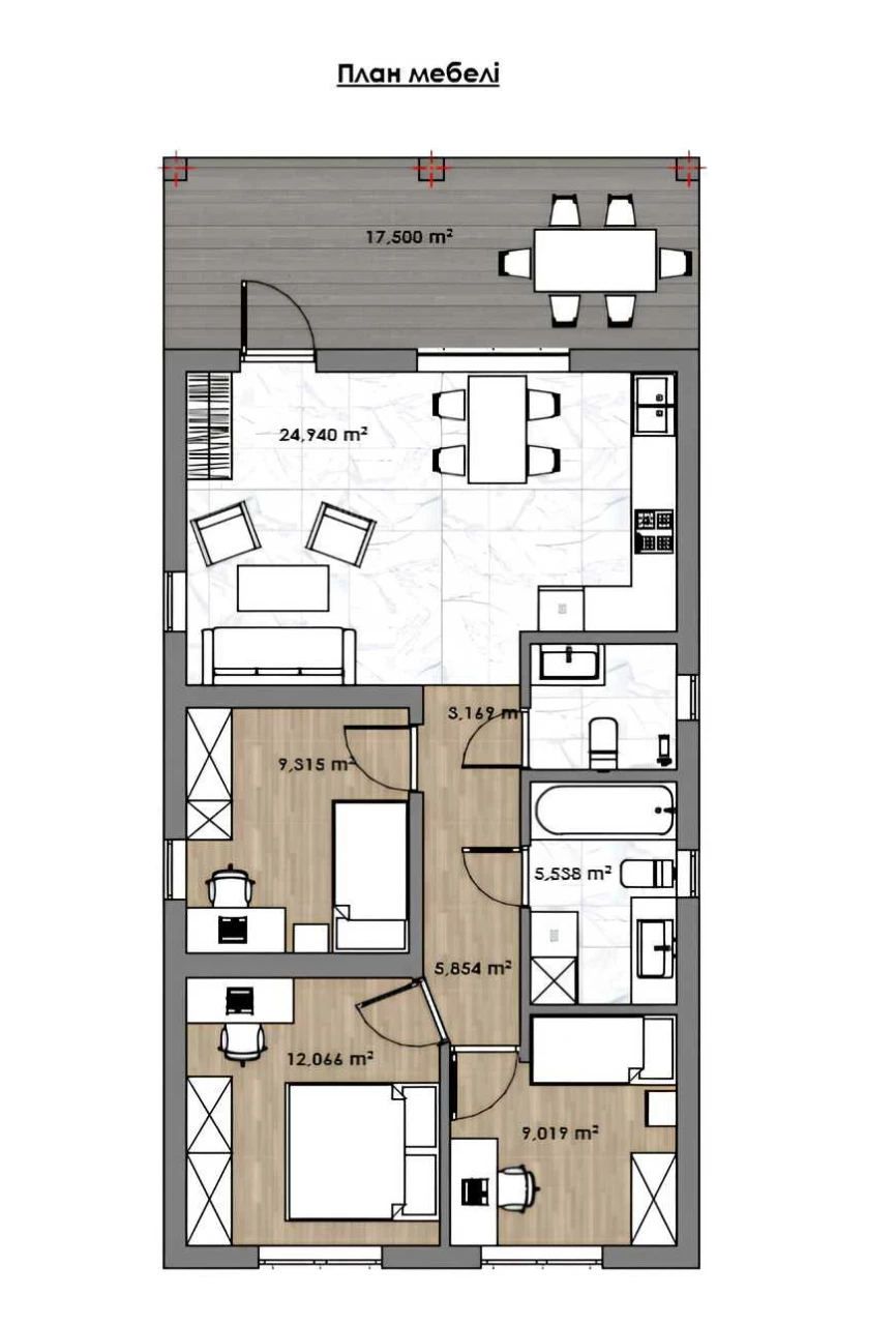 2 BEDROOMS | 2 BATHROOMS | American-style house at the price of a two-bedroom apartment