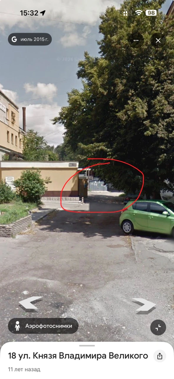 For Sale: Garage in the center, Prince Vladimir the Great Street (Plekhanova)