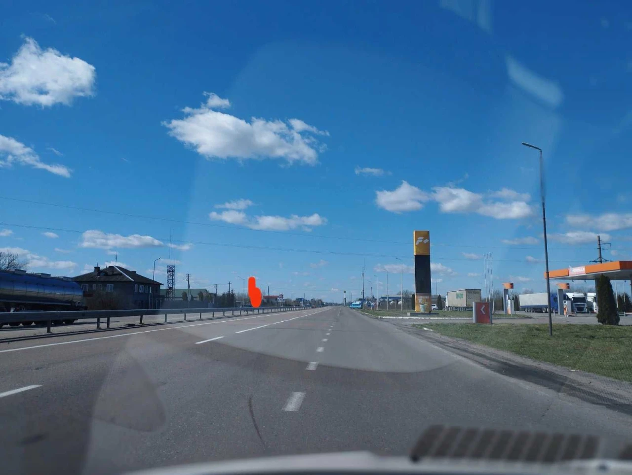 Logistics base TIR CТО АЗС Warsaw route KYIV WARSAW