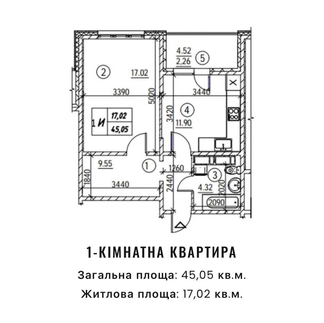 Продажа квартиры с ремонтом в заселенном доме ЖК Новигатор