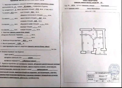 1-room apartment near Шевchenko Park