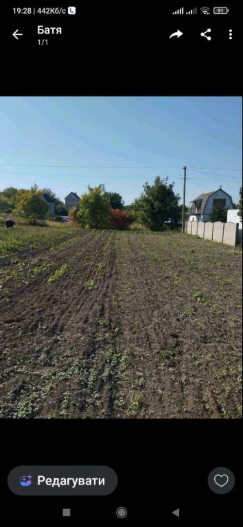 Продам дачну ділянку на масиві Промінь