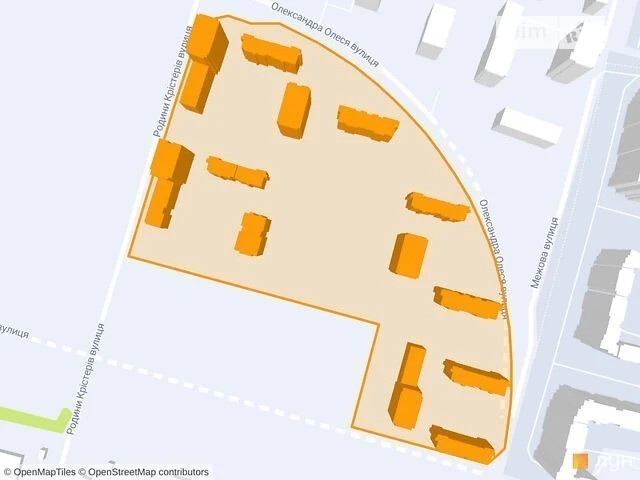 Sale of 2-room apartment 63.3 sq. m. on Rodiny Kristeriv St. 14B,