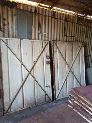 Portable Metal Garage, Garage