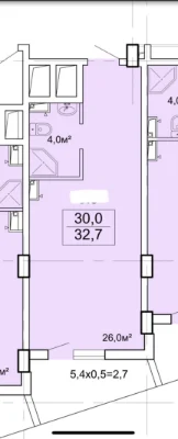 В продаже квартира в новом  доме на 10й Фонтане в ЖК БРИЗ МА