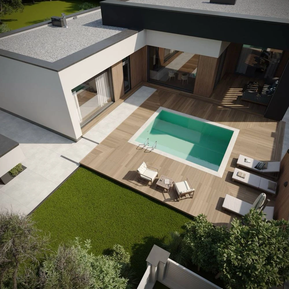 House with pool and basement | Un renovated | Fountain | No commission