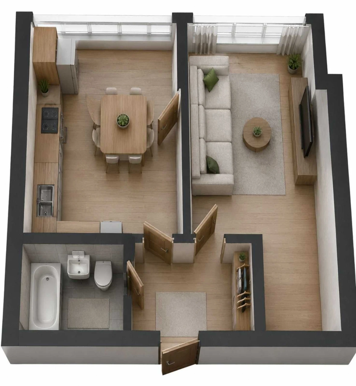 ‼️Sale of 1-room apartment. Resale! Dream Park!‼️