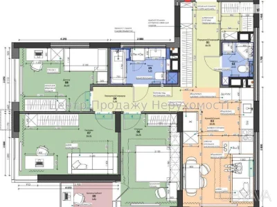 3-room apartment, 84 sq.m.