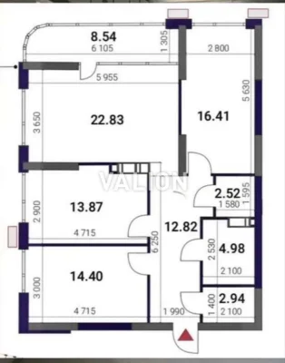 Продажа 3-комнатной квартиры, ул. Причальная 8