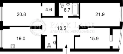 Sale of an apartment on вулиця Максимовича Михайла (Трутенка Онуфрія)