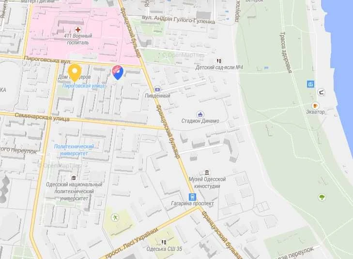 2-комн. квартира Пироговская, Шевченко - Французский