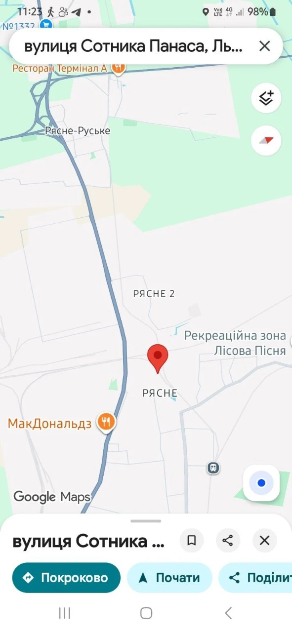 Кирпичный гараж в Рясне