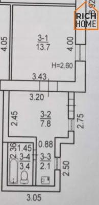 Продаж 1к жилкопу • 27 м² • поруч 45 школа • #147076