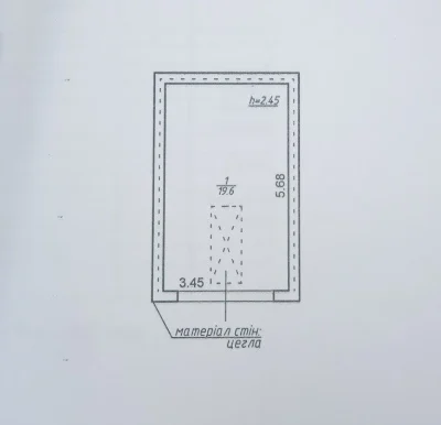 Гараж цегляний ГБК-22