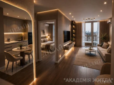 1-комнатная квартира, 49 м.кв.