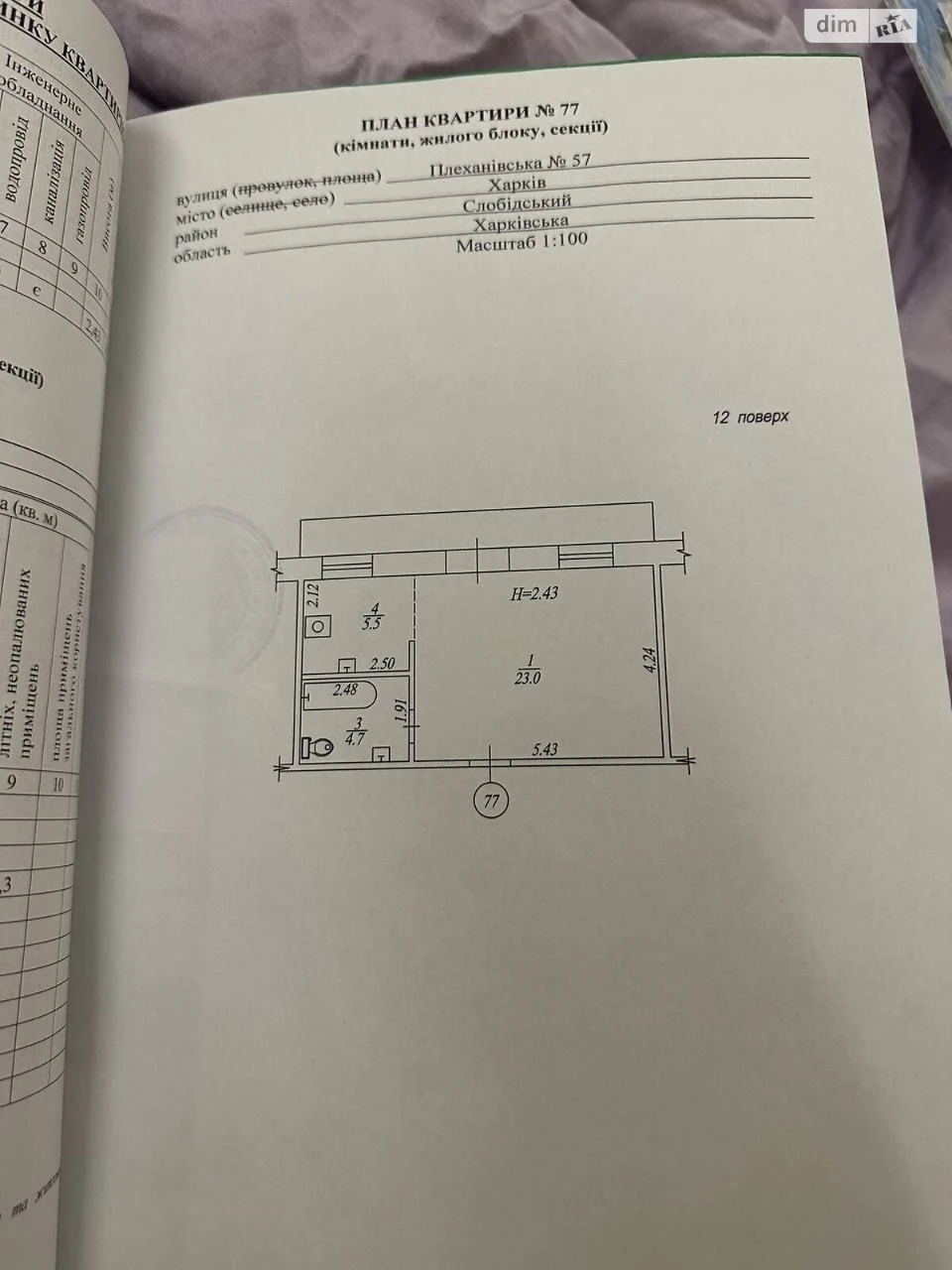 Продаж Квартира Слобідський