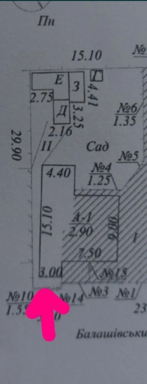 Нагорка, продам полдома 2к, 44кв.м. 3сотки печерський узвіз