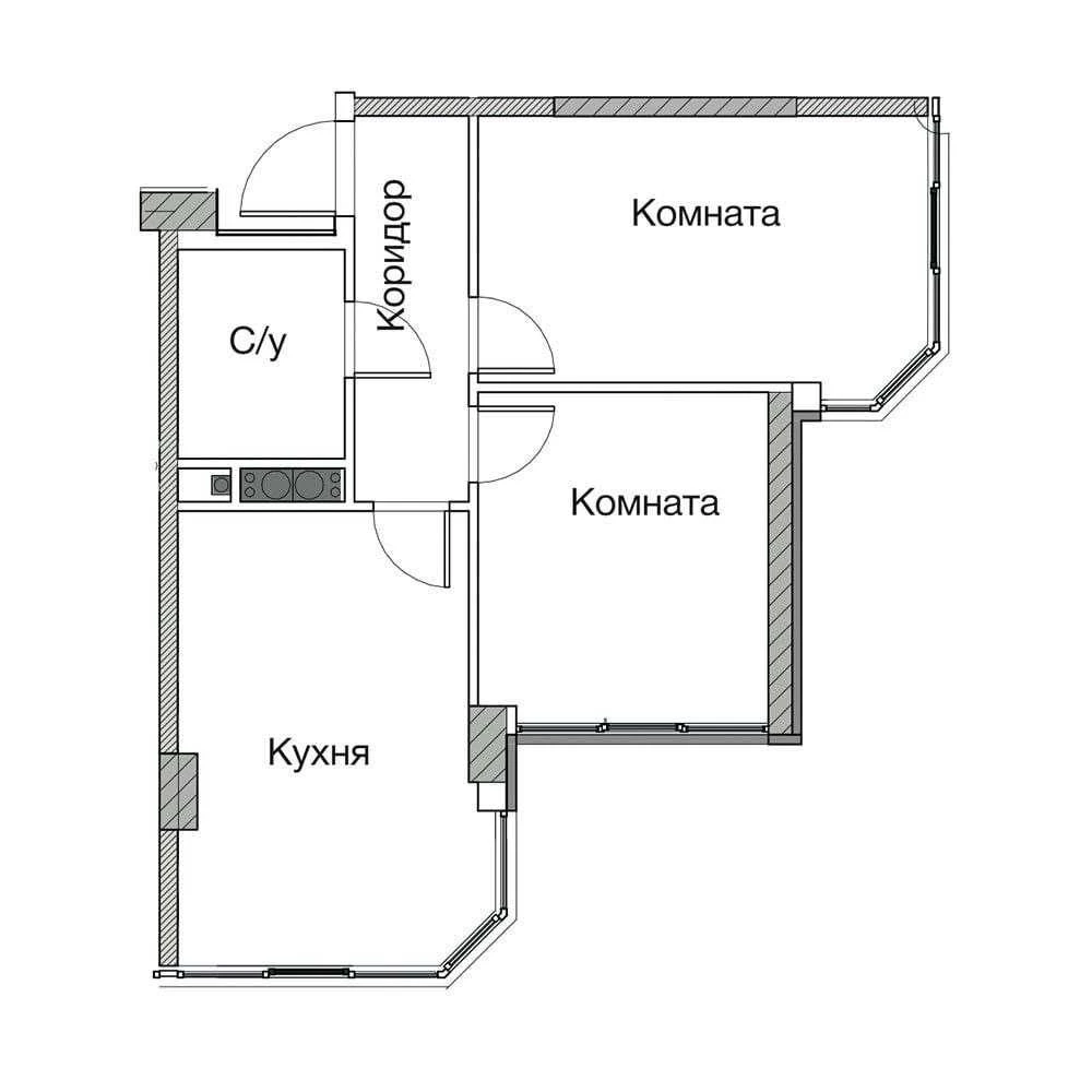 Продается 2-комнатная квартира