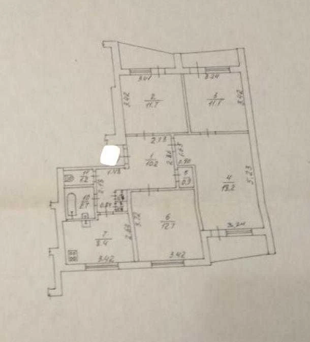 4 room apartment in Industrial district, 83 sq m