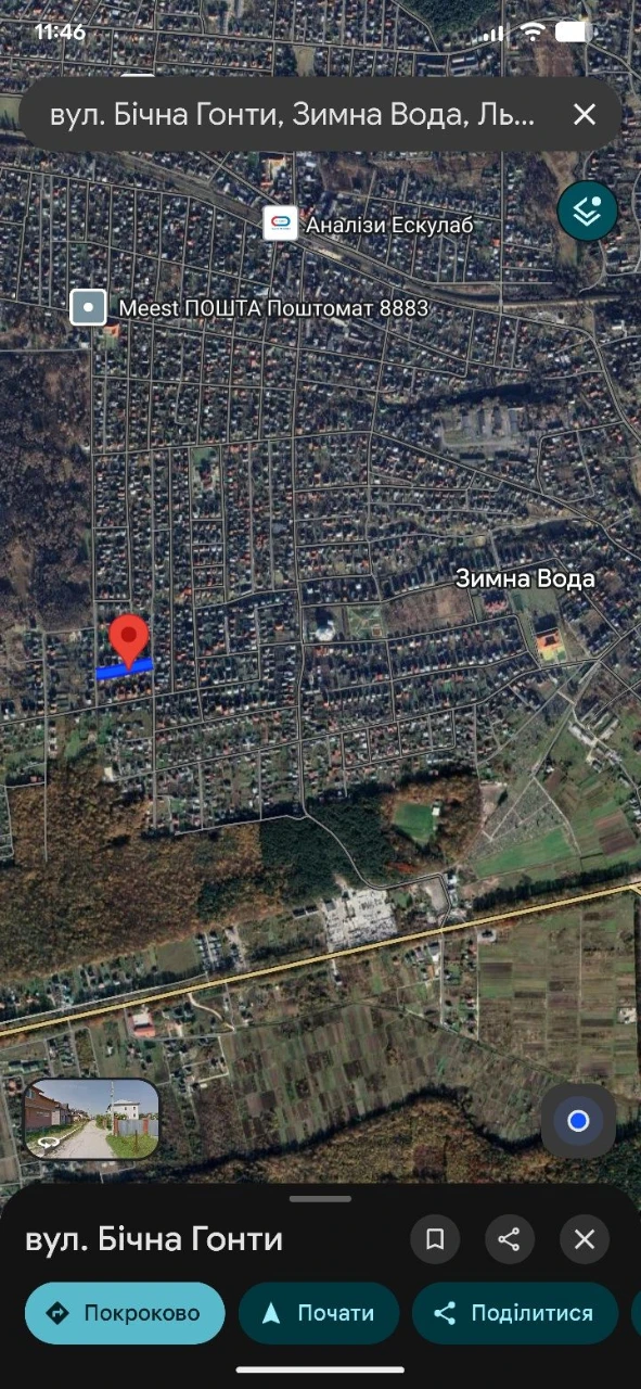 Land Plot Zimna Voda, ul. Bichna Honty