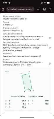 Land Plot Zimna Voda, ul. Bichna Honty