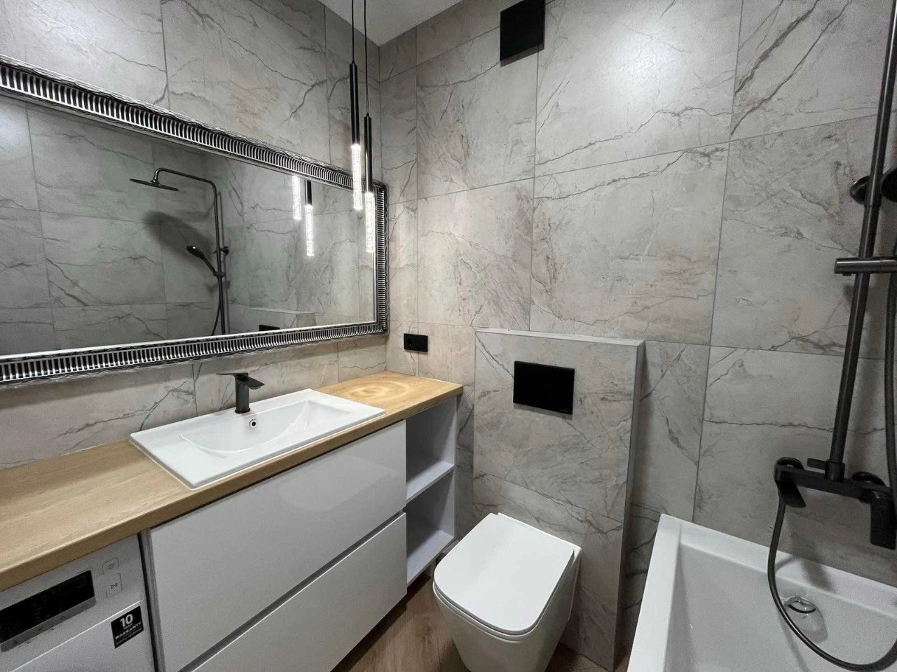 1-bedroom apartment with a view of a park area