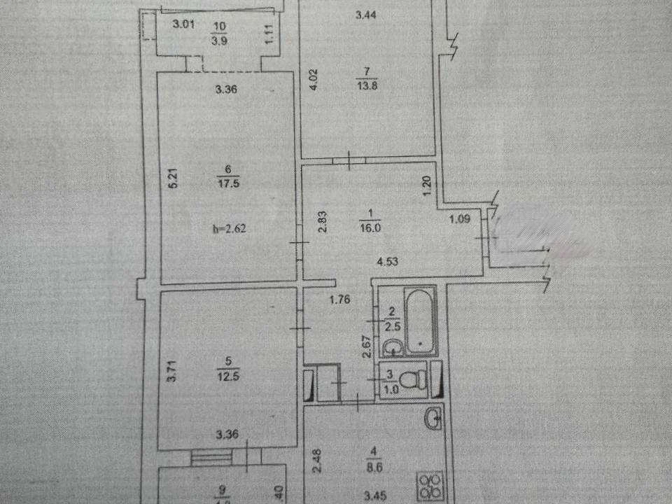 Apartment. Mykoly Zakhrevs'kyi Street, Kyiv