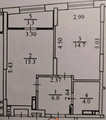 Продажа 1-комнатной квартиры в ЖК SvitloPark, 5А