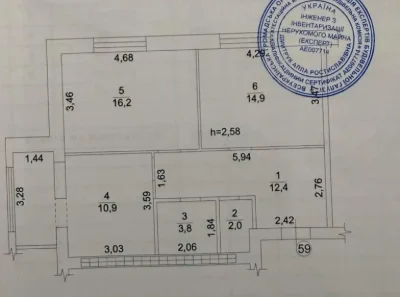 Двокімнатна квартира новобудова