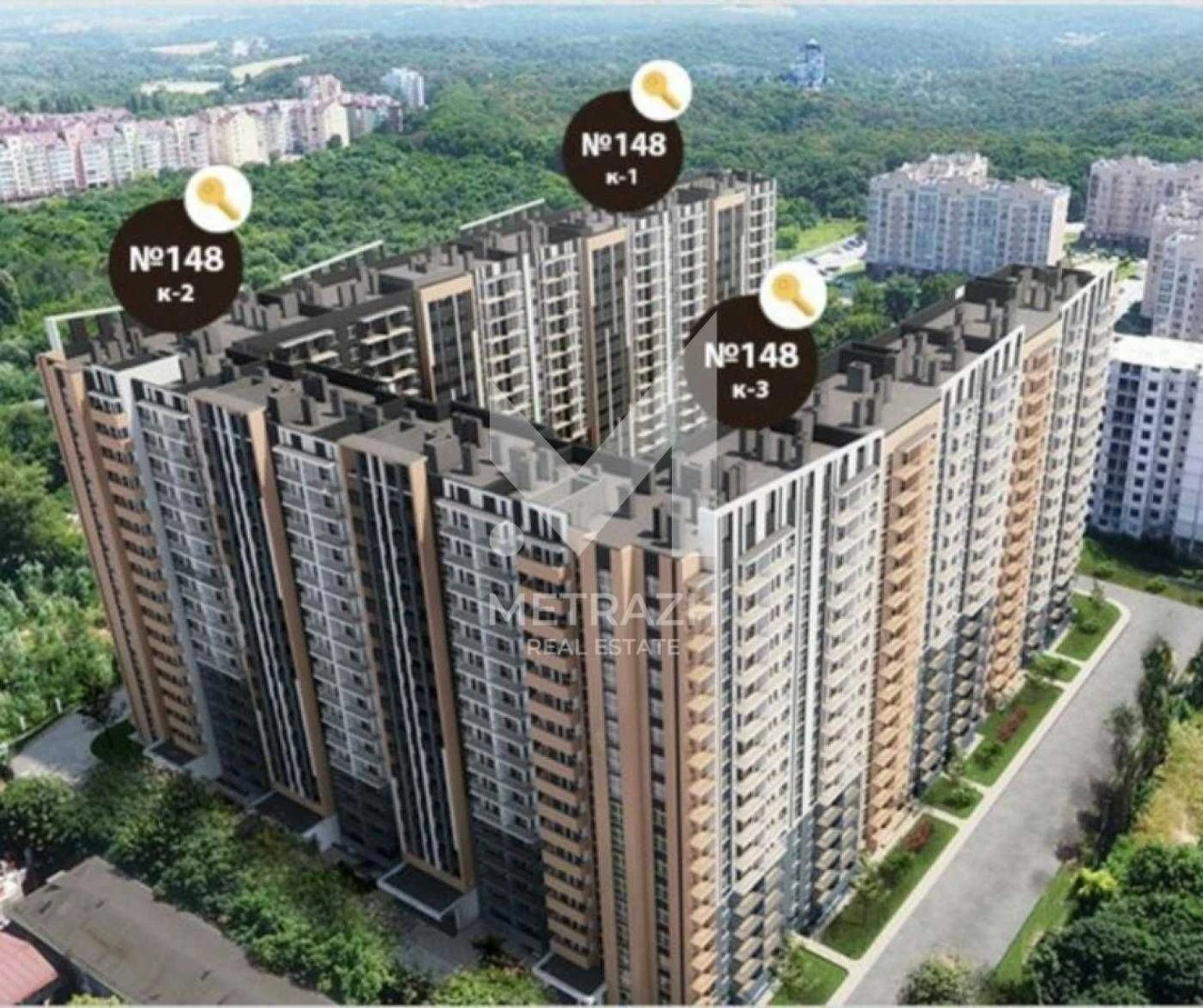 Продаж  простора 1-кімнатна квартира без ремонту в ЖК «Кришт