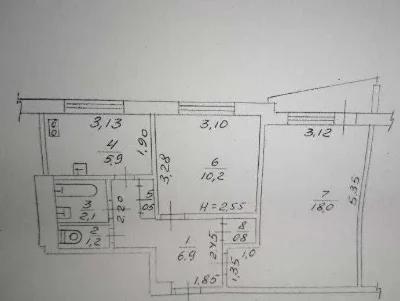 2-bedroom apartment for sale in Saltovka