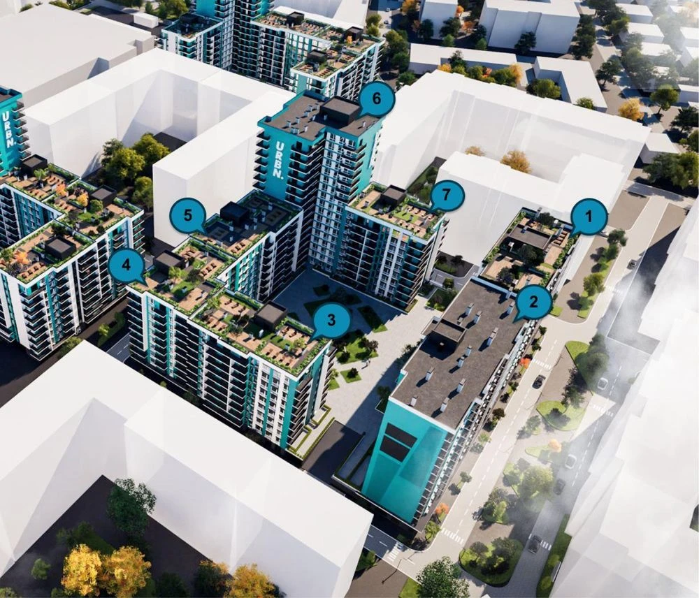 Sale of a 1-bedroom apartment in the URBN residential complex