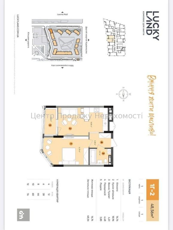 Продажа квартиры в ЖК Lucky Land, Киев.