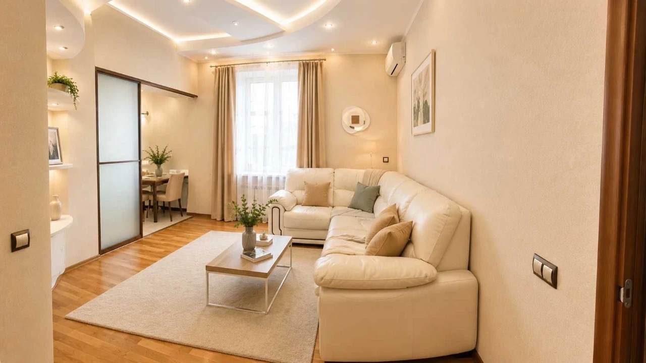 Продажа 3-комнатной квартиры 77 м² с высотой потолка 3,2 м в тихом месте