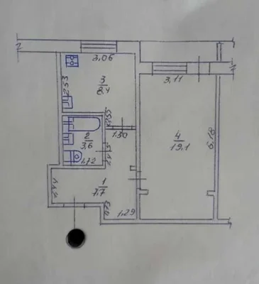 For Sale: 1-bedroom apartment in Slobodsky district! Odessa!! Kyrgyzskaya Street! IN