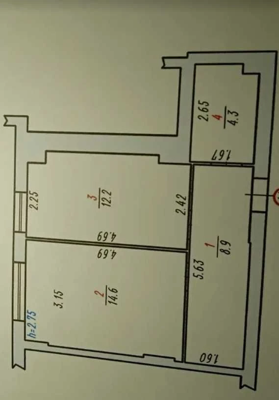 1 room, 40 sq.m, New building ЖК Свобода