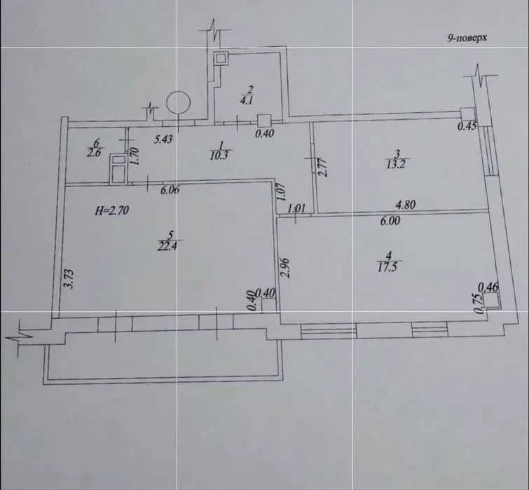 Apartment for Sale: 2-room apartment in ЖК Одесский, Kachanska, 21, 80m² (code 24944)