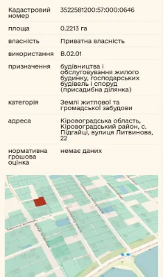 Продажа участок 22 сотки р-н Лелековка с.Подгайцы.