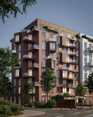 1-bedroom apartment 46.3 m² | ЖК Proстір | 7th floor | $66,200