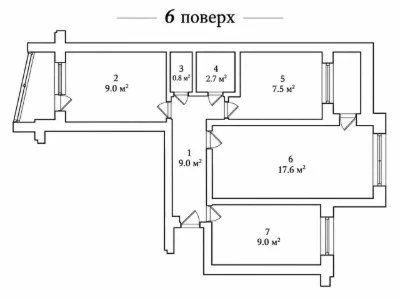 Продам 3-х комнатную 8-ая ст.Большого Фонтана