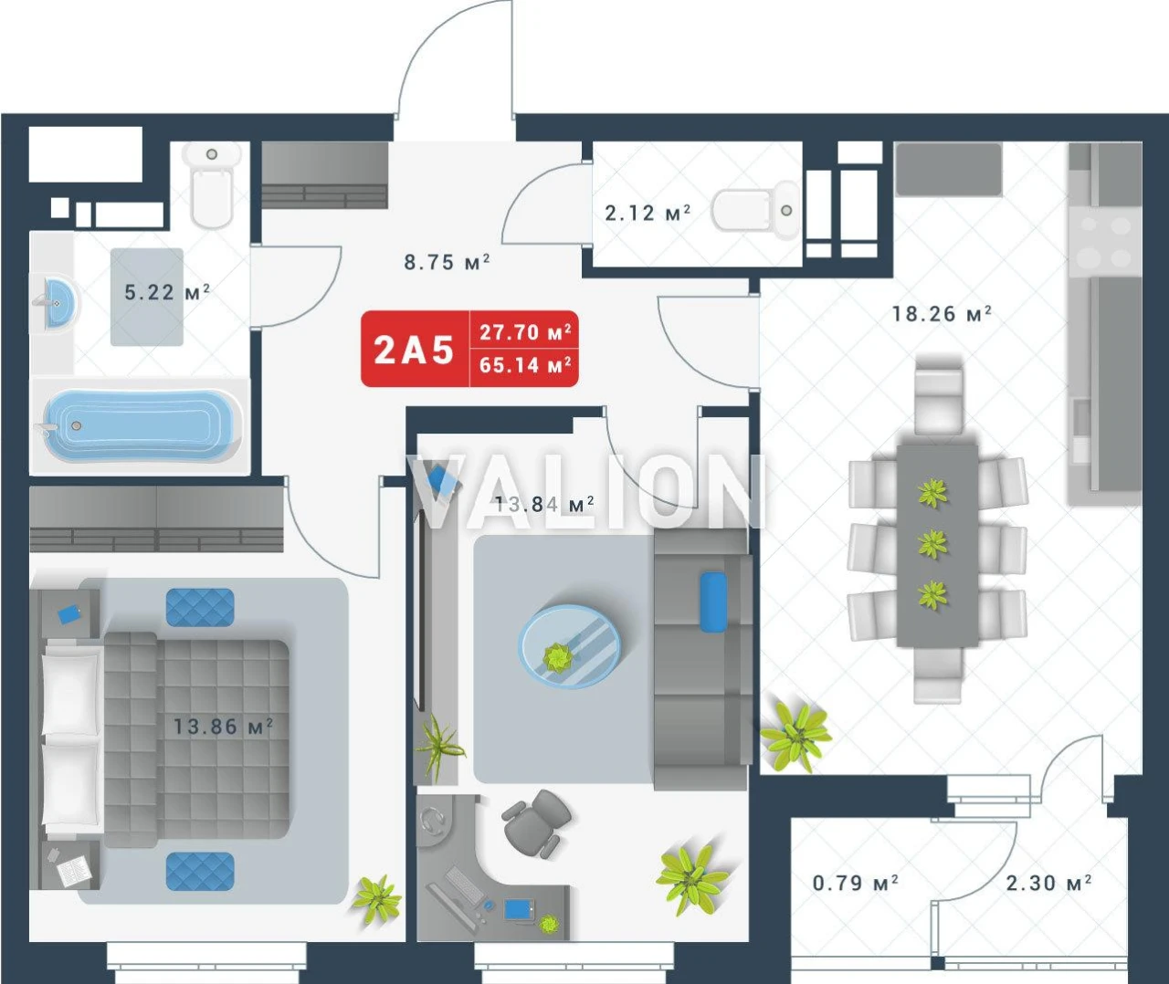 Sale of a 2-room apartment in ЖК Причал 8, Babych Gliba Street, 8