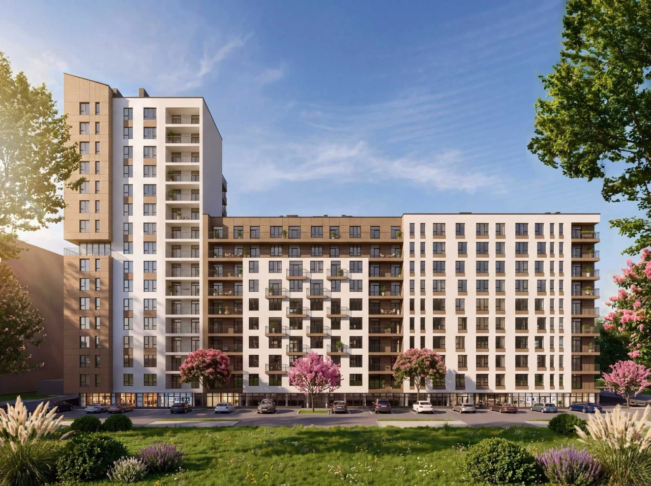 Sale of a 2-room apartment in the residential complex "Astoria", park, lake.