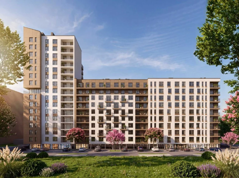 Продажа 2-комнатной квартиры в ЖК "Аистория", парк, озеро.