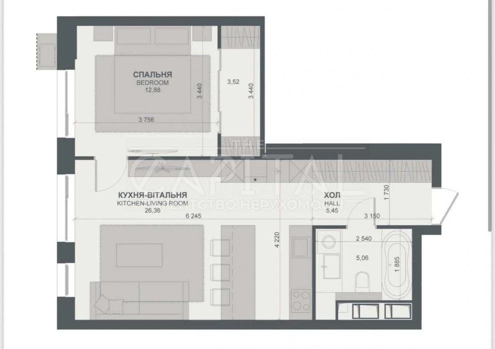 For sale / Apartment TRIIINITY Fountains Boulevard