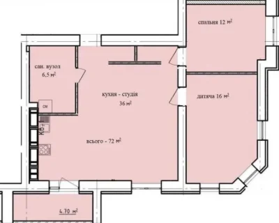 Sale of a 2-room apartment in residential complex "Levada". Metro station "Levada". Gagarin.