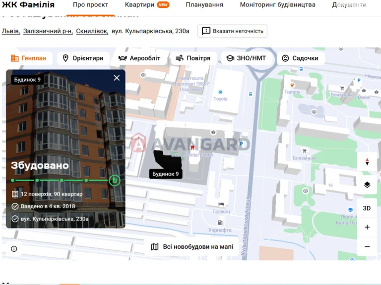Sale of Apartment in Zalesnitskiy