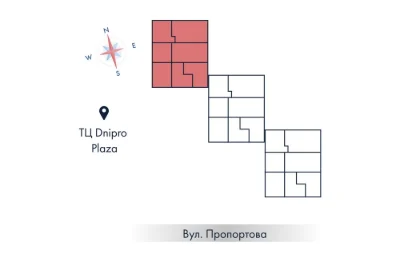 Продаж квартири 3-х кім. з видом на р.Дніпро, вул.Припортова