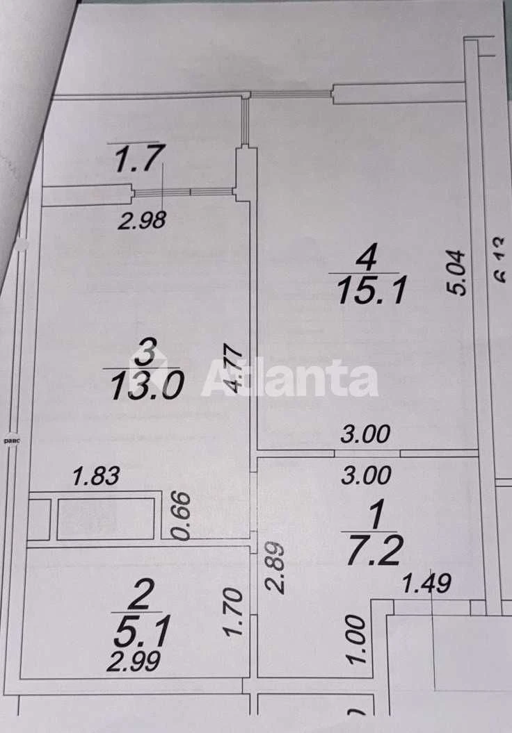 Продается однокомнатная квартира со стильным, современным ремонтом