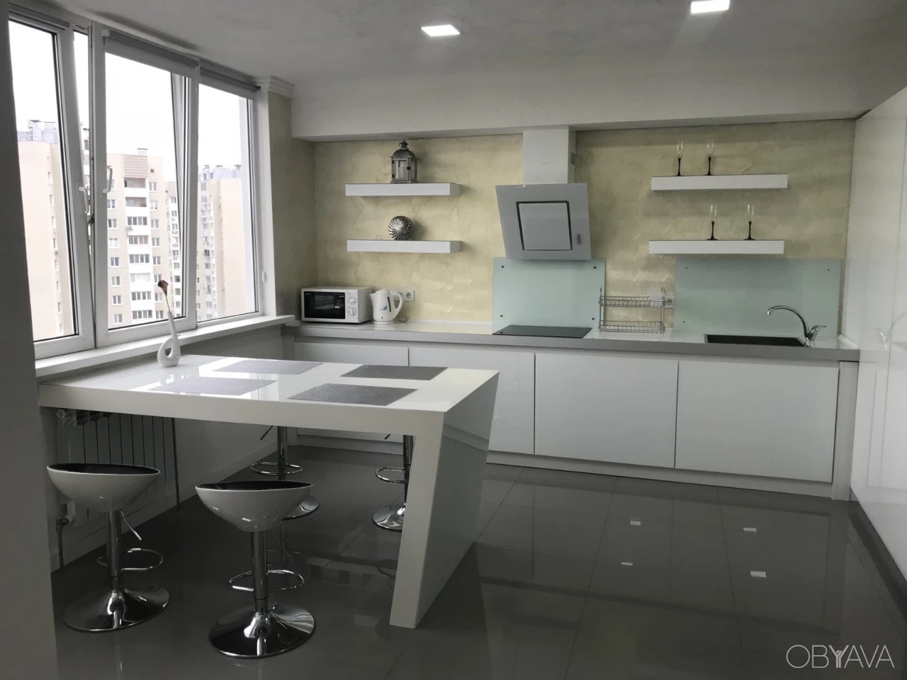 Studio Apartment 56 sq m, Chavdar 13, Okosorki, Pozniaky, Kyiv