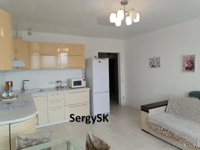Spacious Euro-apartment 50 sq m, 20th floor, Княжий Затон 9, near Poszn metro